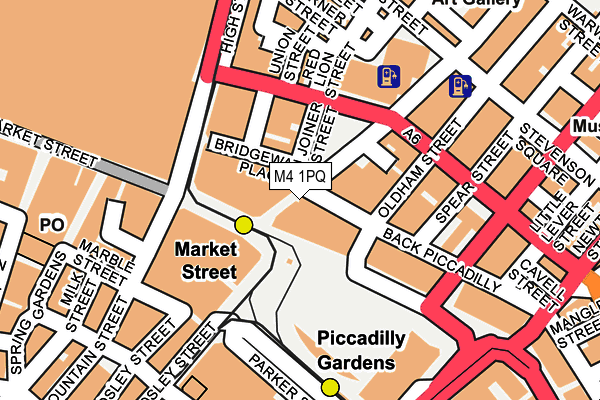 M4 1PQ map - OS OpenMap – Local (Ordnance Survey) M4 1PQ map - OS OpenMap – Local (Ordnance Survey)