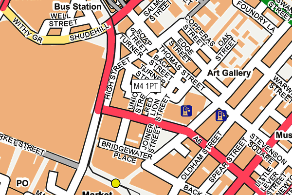 M4 1PT map - OS OpenMap – Local (Ordnance Survey) M4 1PT map - OS OpenMap – Local (Ordnance Survey)