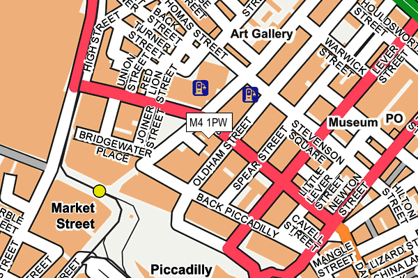 M4 1PW map - OS OpenMap – Local (Ordnance Survey) M4 1PW map - OS OpenMap – Local (Ordnance Survey)
