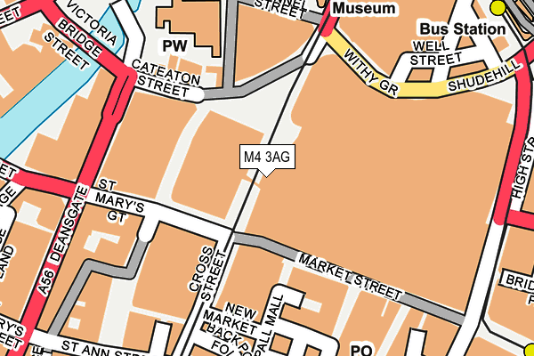 M4 3AG map - OS OpenMap – Local (Ordnance Survey) M4 3AG map - OS OpenMap – Local (Ordnance Survey)