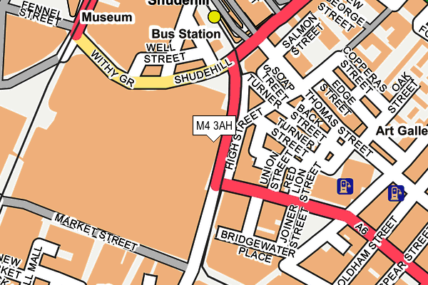 M4 3AH map - OS OpenMap – Local (Ordnance Survey) M4 3AH map - OS OpenMap – Local (Ordnance Survey)