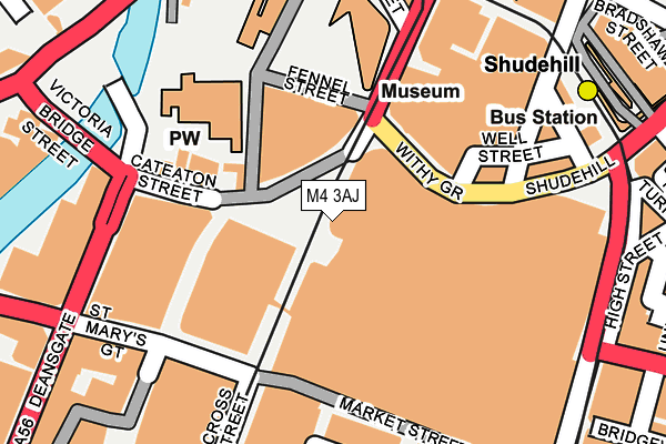 M4 3AJ map - OS OpenMap – Local (Ordnance Survey) M4 3AJ map - OS OpenMap – Local (Ordnance Survey)
