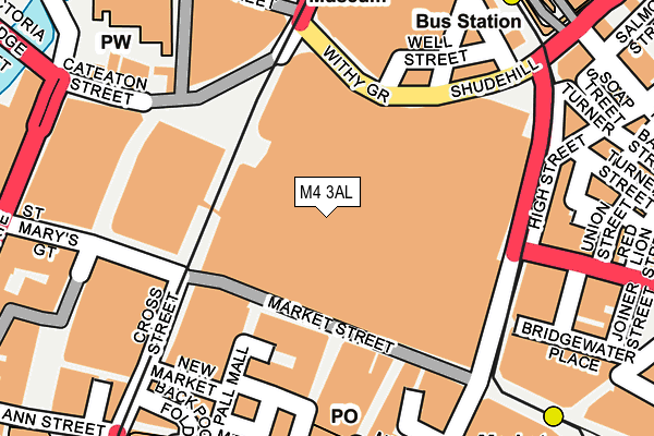 M4 3AL map - OS OpenMap – Local (Ordnance Survey) M4 3AL map - OS OpenMap – Local (Ordnance Survey)