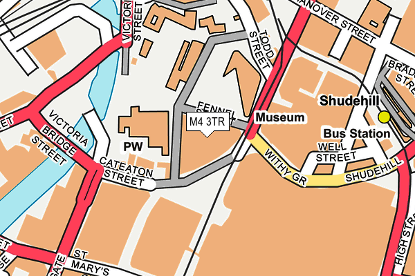 M4 3TR map - OS OpenMap – Local (Ordnance Survey) M4 3TR map - OS OpenMap – Local (Ordnance Survey)