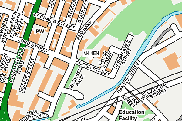 M4 4EN map - OS OpenMap – Local (Ordnance Survey) M4 4EN map - OS OpenMap – Local (Ordnance Survey)