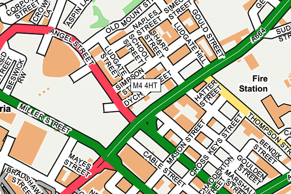 M4 4HT map - OS OpenMap – Local (Ordnance Survey) M4 4HT map - OS OpenMap – Local (Ordnance Survey)