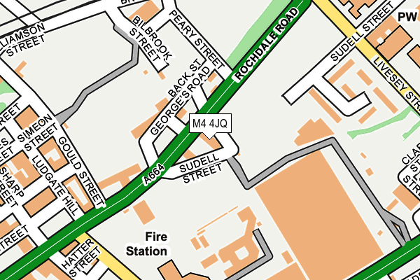 M4 4JQ map - OS OpenMap – Local (Ordnance Survey) M4 4JQ map - OS OpenMap – Local (Ordnance Survey)
