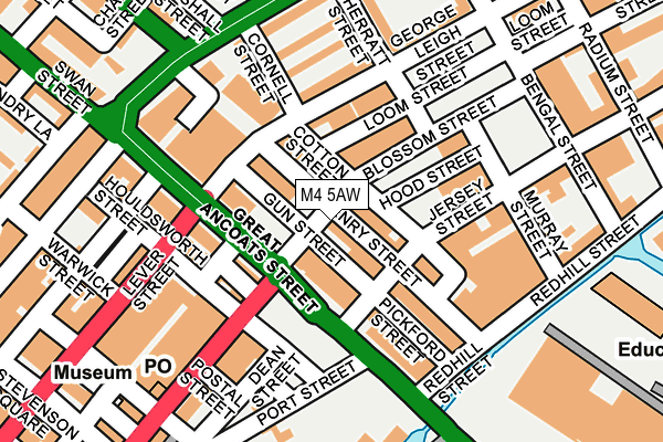 M4 5AW map - OS OpenMap – Local (Ordnance Survey) M4 5AW map - OS OpenMap – Local (Ordnance Survey)