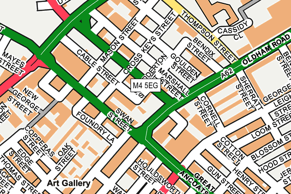 M4 5EG map - OS OpenMap – Local (Ordnance Survey) M4 5EG map - OS OpenMap – Local (Ordnance Survey)