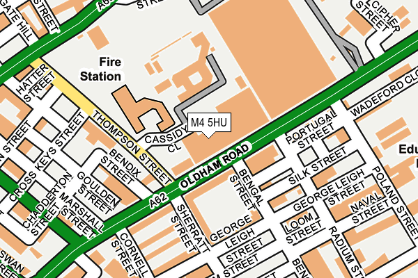 M4 5HU map - OS OpenMap – Local (Ordnance Survey) M4 5HU map - OS OpenMap – Local (Ordnance Survey)