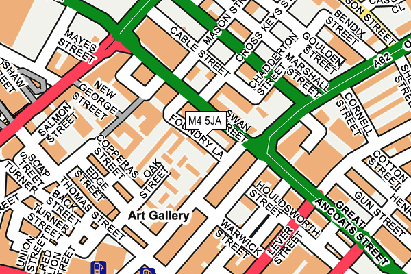 M4 5JA map - OS OpenMap – Local (Ordnance Survey) M4 5JA map - OS OpenMap – Local (Ordnance Survey)
