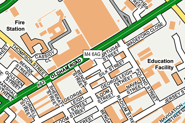 M4 6AG map - OS OpenMap – Local (Ordnance Survey) M4 6AG map - OS OpenMap – Local (Ordnance Survey)