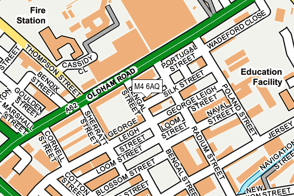 M4 6AQ map - OS OpenMap – Local (Ordnance Survey) M4 6AQ map - OS OpenMap – Local (Ordnance Survey)