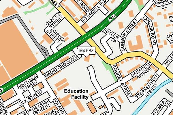 M4 6BZ map - OS OpenMap – Local (Ordnance Survey) M4 6BZ map - OS OpenMap – Local (Ordnance Survey)