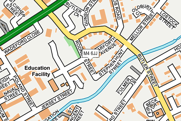 M4 6JJ map - OS OpenMap – Local (Ordnance Survey) M4 6JJ map - OS OpenMap – Local (Ordnance Survey)