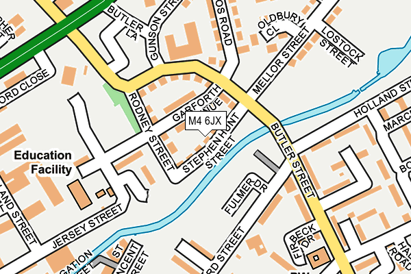 M4 6JX map - OS OpenMap – Local (Ordnance Survey) M4 6JX map - OS OpenMap – Local (Ordnance Survey)