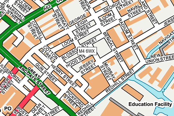 M4 6WX map - OS OpenMap – Local (Ordnance Survey) M4 6WX map - OS OpenMap – Local (Ordnance Survey)