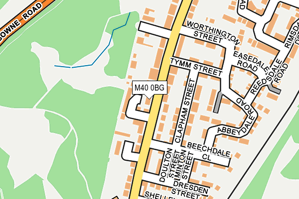 M40 0BG map - OS OpenMap – Local (Ordnance Survey) M40 0BG map - OS OpenMap – Local (Ordnance Survey)