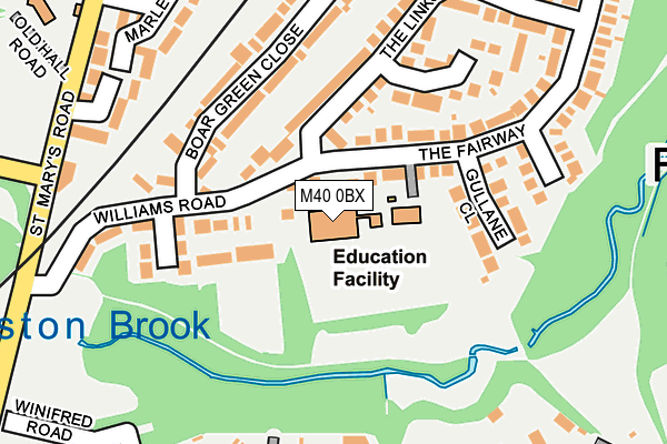 M40 0BX map - OS OpenMap – Local (Ordnance Survey) M40 0BX map - OS OpenMap – Local (Ordnance Survey)