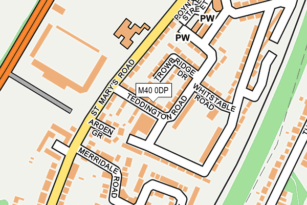 M40 0DP map - OS OpenMap – Local (Ordnance Survey) M40 0DP map - OS OpenMap – Local (Ordnance Survey)