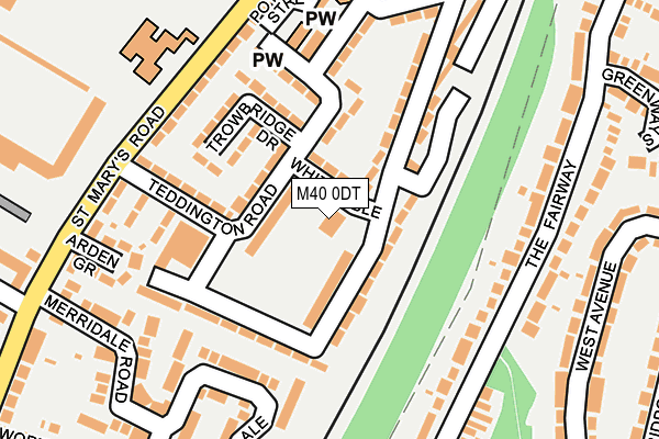 M40 0DT map - OS OpenMap – Local (Ordnance Survey) M40 0DT map - OS OpenMap – Local (Ordnance Survey)