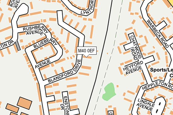 M40 0EF map - OS OpenMap – Local (Ordnance Survey) M40 0EF map - OS OpenMap – Local (Ordnance Survey)