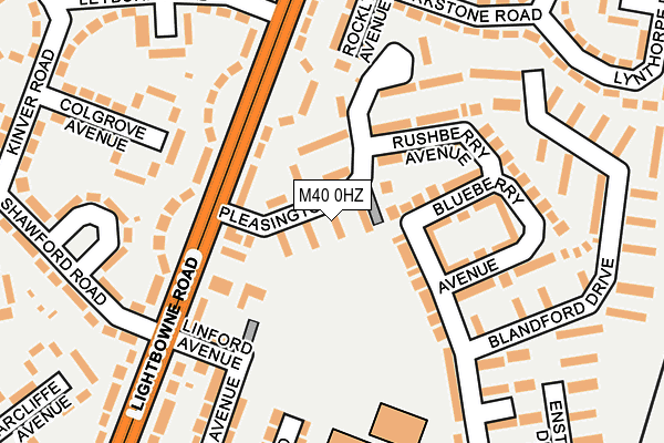M40 0HZ map - OS OpenMap – Local (Ordnance Survey) M40 0HZ map - OS OpenMap – Local (Ordnance Survey)