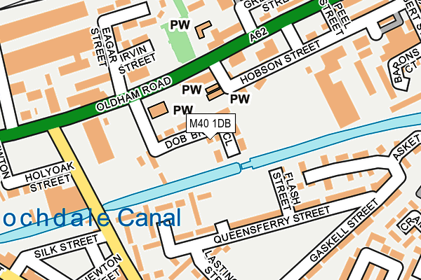 M40 1DB map - OS OpenMap – Local (Ordnance Survey) M40 1DB map - OS OpenMap – Local (Ordnance Survey)