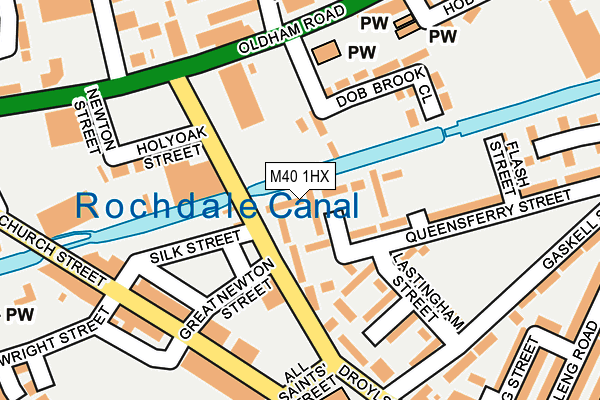 M40 1HX map - OS OpenMap – Local (Ordnance Survey) M40 1HX map - OS OpenMap – Local (Ordnance Survey)