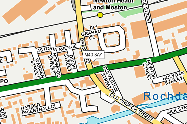 M40 3AY map - OS OpenMap – Local (Ordnance Survey) M40 3AY map - OS OpenMap – Local (Ordnance Survey)