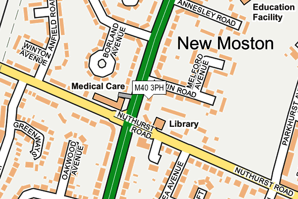 M40 3PH map - OS OpenMap – Local (Ordnance Survey) M40 3PH map - OS OpenMap – Local (Ordnance Survey)