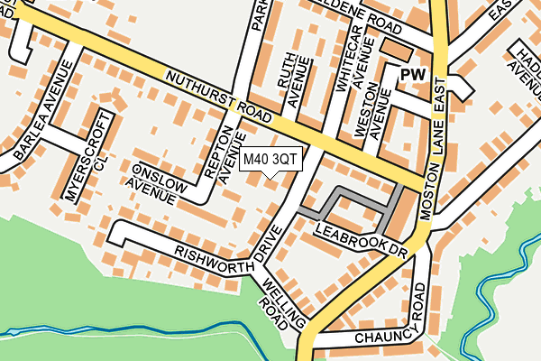 M40 3QT map - OS OpenMap – Local (Ordnance Survey) M40 3QT map - OS OpenMap – Local (Ordnance Survey)