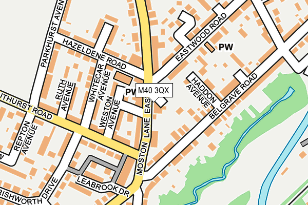 M40 3QX map - OS OpenMap – Local (Ordnance Survey) M40 3QX map - OS OpenMap – Local (Ordnance Survey)