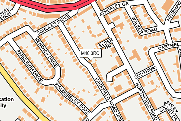 M40 3RQ map - OS OpenMap – Local (Ordnance Survey) M40 3RQ map - OS OpenMap – Local (Ordnance Survey)