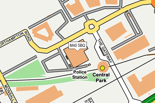 M40 5BQ map - OS OpenMap – Local (Ordnance Survey) M40 5BQ map - OS OpenMap – Local (Ordnance Survey)
