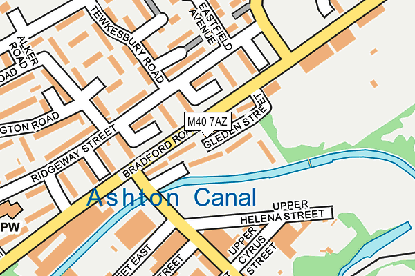 M40 7AZ map - OS OpenMap – Local (Ordnance Survey) M40 7AZ map - OS OpenMap – Local (Ordnance Survey)