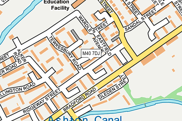 M40 7DJ map - OS OpenMap – Local (Ordnance Survey) M40 7DJ map - OS OpenMap – Local (Ordnance Survey)