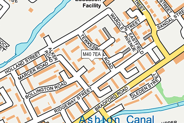 M40 7EA map - OS OpenMap – Local (Ordnance Survey) M40 7EA map - OS OpenMap – Local (Ordnance Survey)