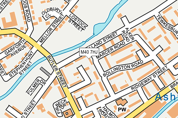 M40 7HJ map - OS OpenMap – Local (Ordnance Survey) M40 7HJ map - OS OpenMap – Local (Ordnance Survey)