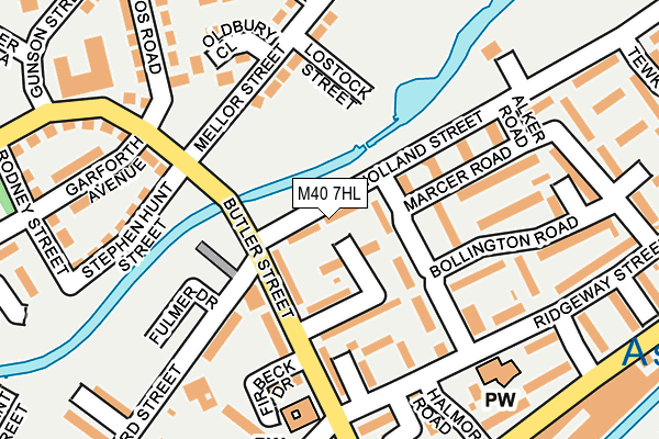 M40 7HL map - OS OpenMap – Local (Ordnance Survey) M40 7HL map - OS OpenMap – Local (Ordnance Survey)