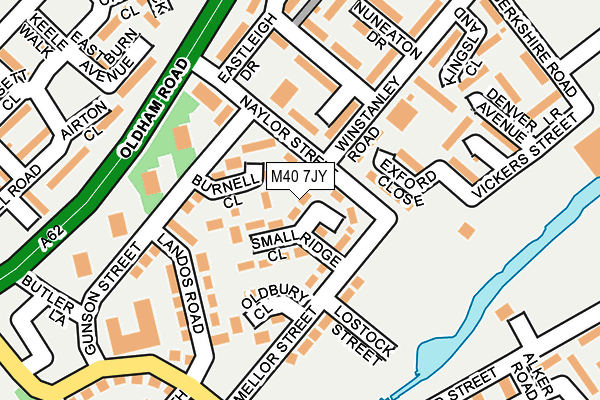 M40 7JY map - OS OpenMap – Local (Ordnance Survey) M40 7JY map - OS OpenMap – Local (Ordnance Survey)