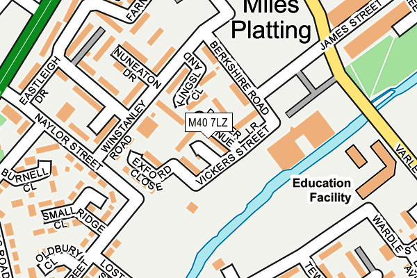 M40 7LZ map - OS OpenMap – Local (Ordnance Survey) M40 7LZ map - OS OpenMap – Local (Ordnance Survey)