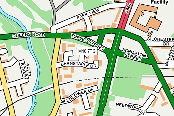 M40 7TG map - OS OpenMap – Local (Ordnance Survey) M40 7TG map - OS OpenMap – Local (Ordnance Survey)