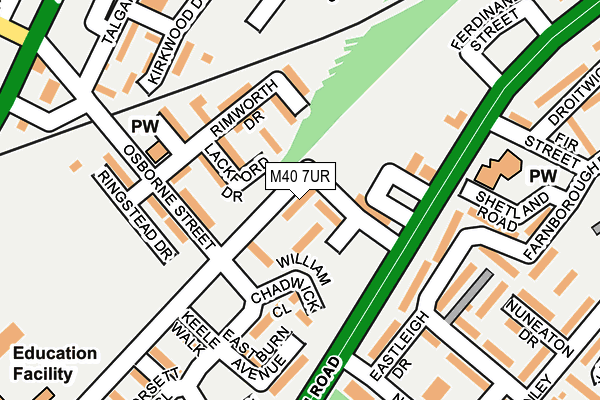 M40 7UR map - OS OpenMap – Local (Ordnance Survey) M40 7UR map - OS OpenMap – Local (Ordnance Survey)