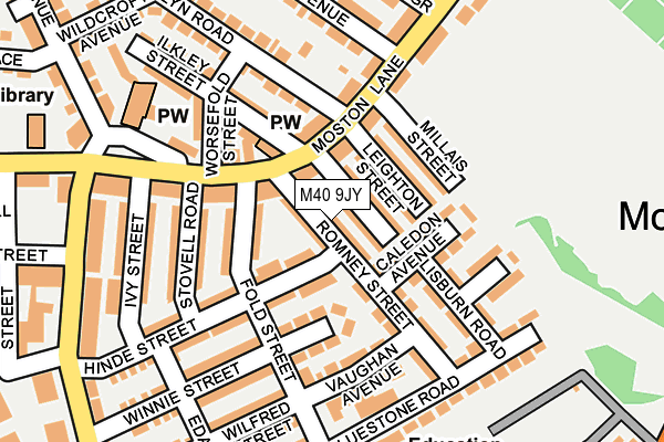M40 9JY map - OS OpenMap – Local (Ordnance Survey) M40 9JY map - OS OpenMap – Local (Ordnance Survey)