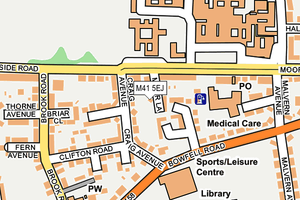M41 5EJ map - OS OpenMap – Local (Ordnance Survey) M41 5EJ map - OS OpenMap – Local (Ordnance Survey)