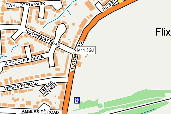 M41 5GJ map - OS OpenMap – Local (Ordnance Survey) M41 5GJ map - OS OpenMap – Local (Ordnance Survey)