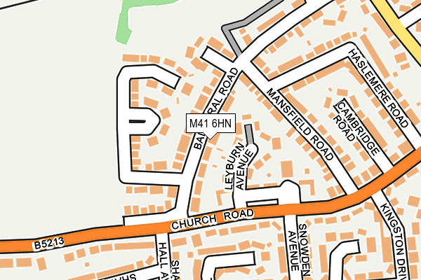 M41 6HN map - OS OpenMap – Local (Ordnance Survey) M41 6HN map - OS OpenMap – Local (Ordnance Survey)