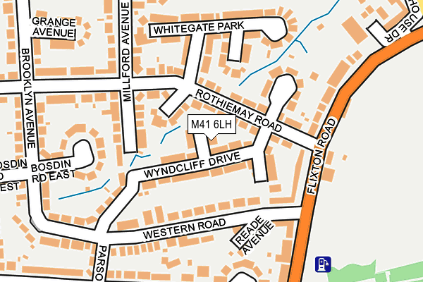 M41 6LH map - OS OpenMap – Local (Ordnance Survey) M41 6LH map - OS OpenMap – Local (Ordnance Survey)