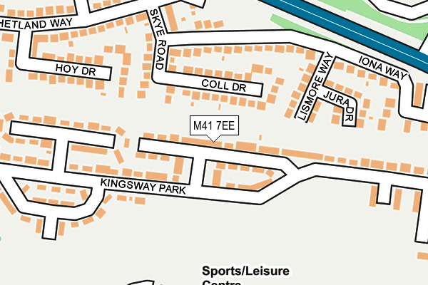 M41 7EE map - OS OpenMap – Local (Ordnance Survey) M41 7EE map - OS OpenMap – Local (Ordnance Survey)